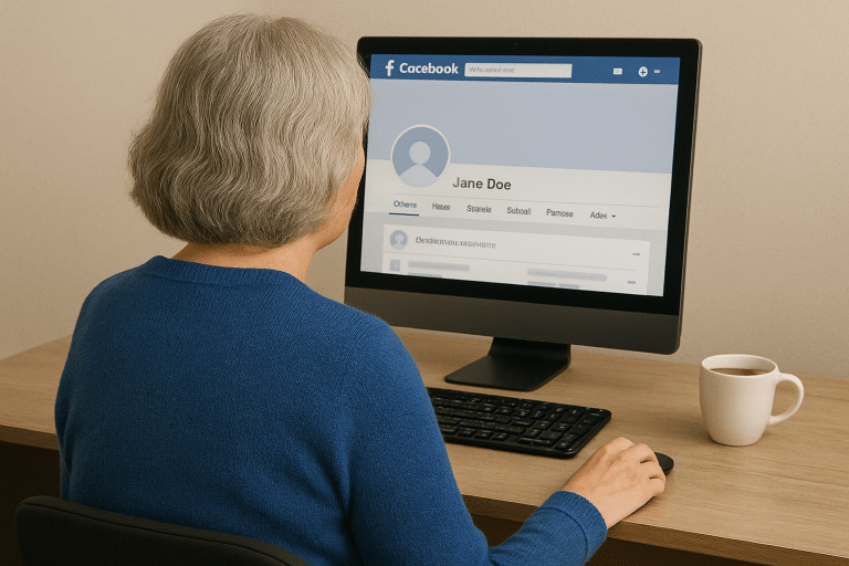 Looking at a webpage